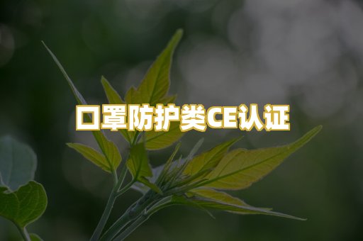 口罩防护类CE认证